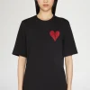 T-shirt Cuore Spezzato Nera