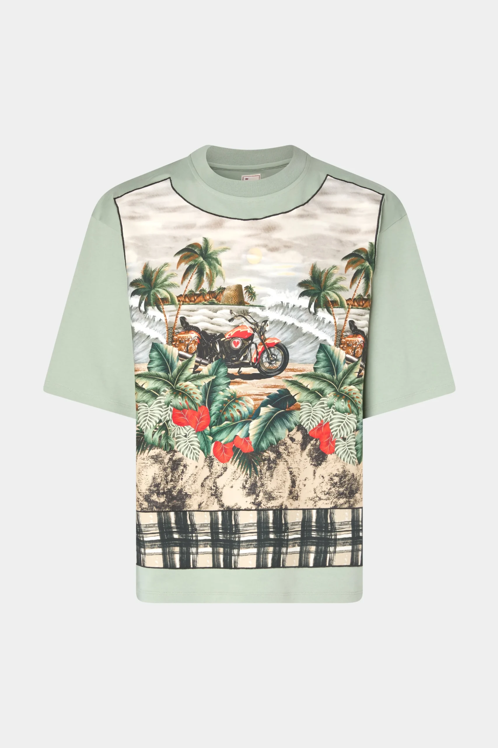 T-shirt in Cotone Verde