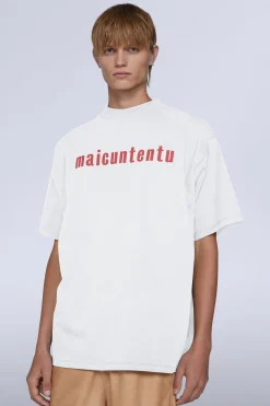 T-shirt Maicuntentu Bianca