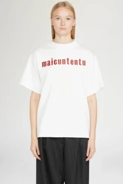 T-shirt Maicuntentu Bianca