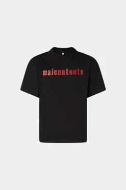 T-shirt Maicuntentu Nera