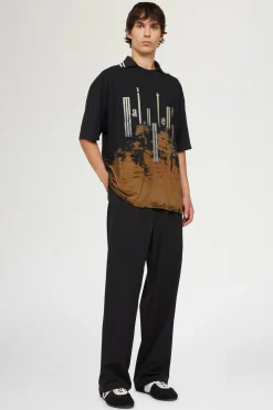 T-shirt Nera & Marrone Maicuntentu