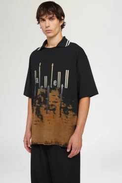 T-shirt Nera & Marrone Maicuntentu